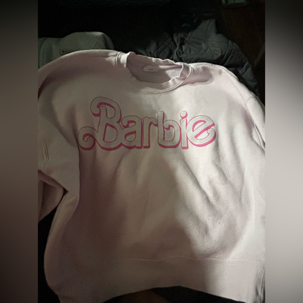 Barbie pink sweatshirt